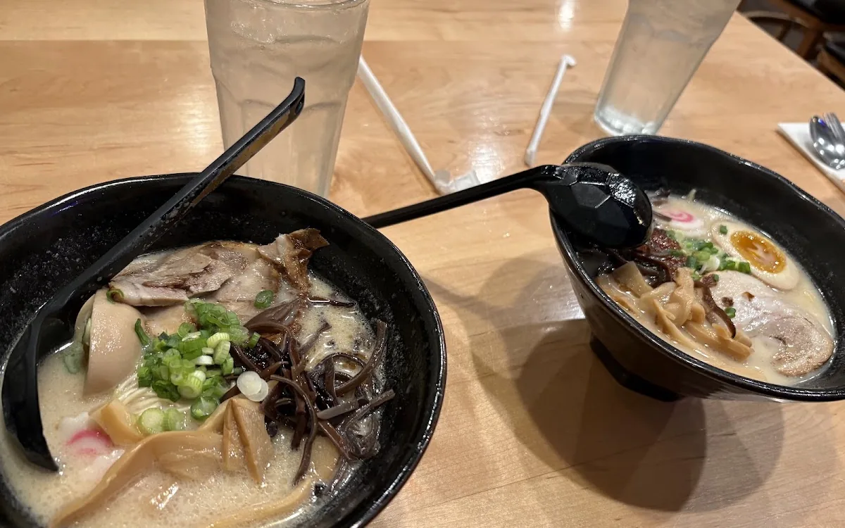 Two bowls of ramen at Yoshi